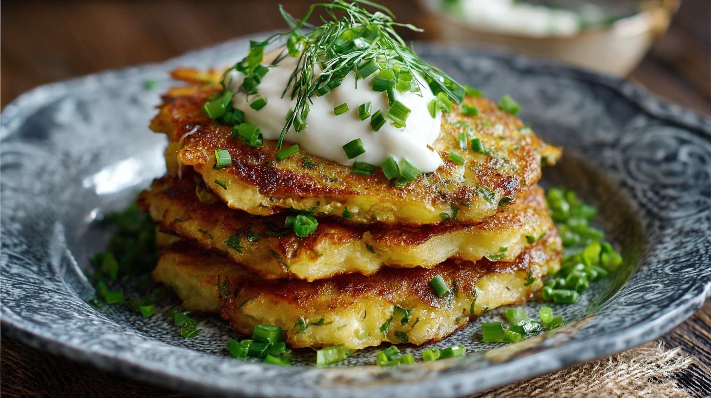 Zdravé bramborové placky s česnekem jako lehká večeře. Tipy pro lehčí verzi a úsporu času