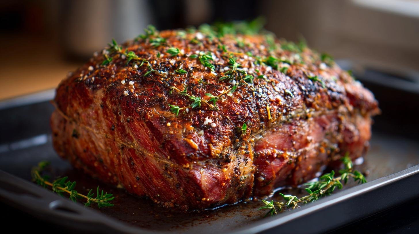 Hovězí pečeně s kořením a jistotou rovnoměrného propečení