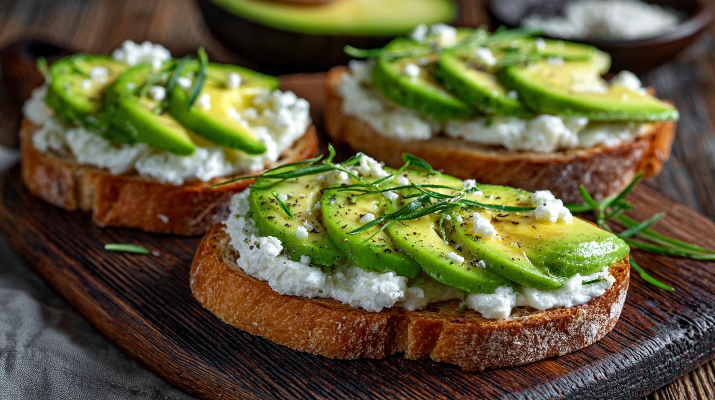 Toasty s avokádem a tvarohem krémové bez vaření. Proč to funguje