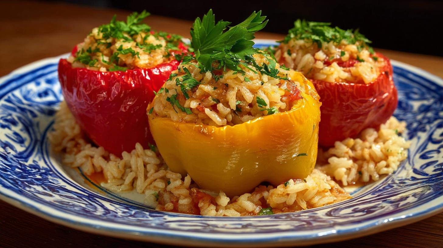 Plněné papriky s rýží syté bez složitostí. Proč tohle jídlo funguje