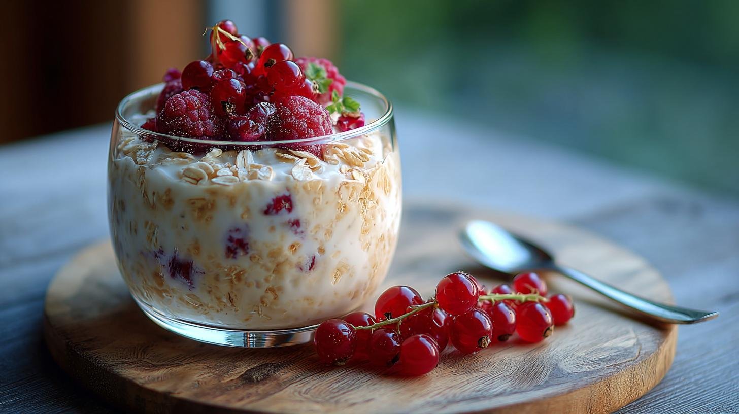 Snadný dezert z ovesných vloček a smetany pro líné dny