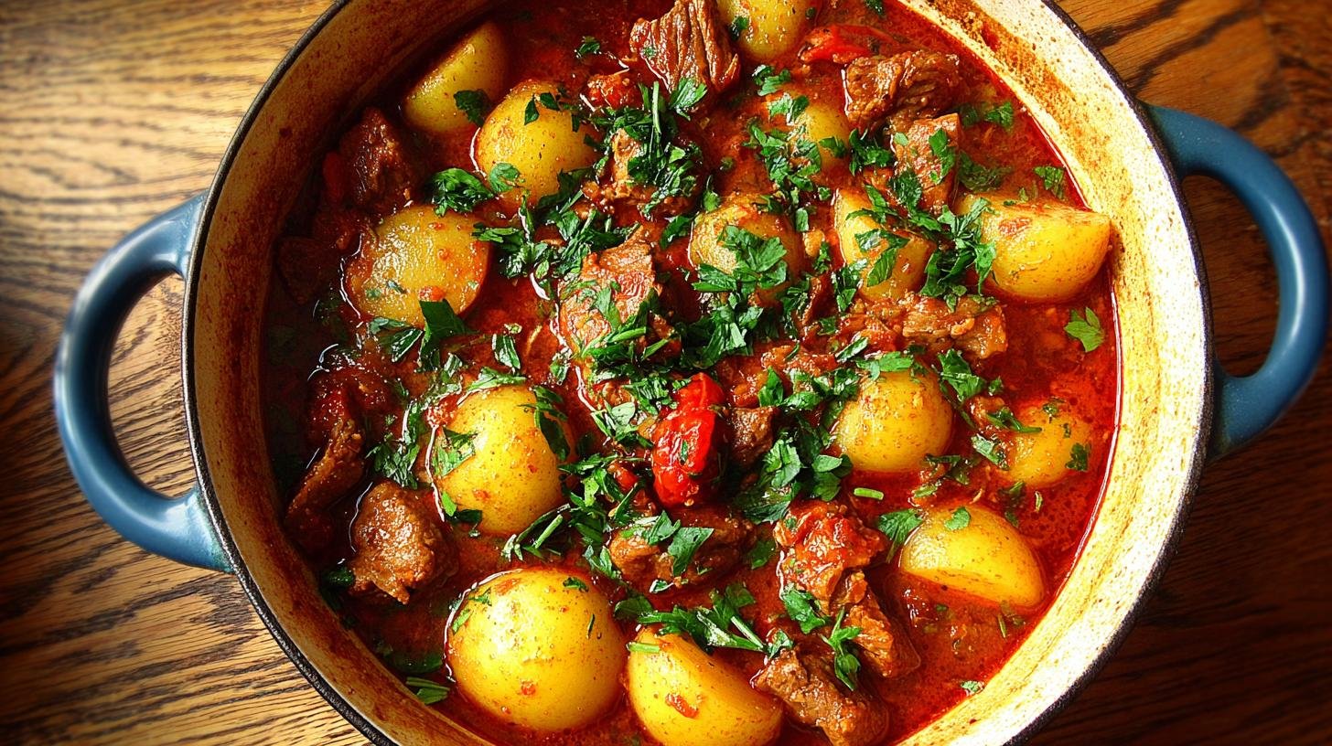 Masový guláš s bramborami snadněji díky tomuto kroku