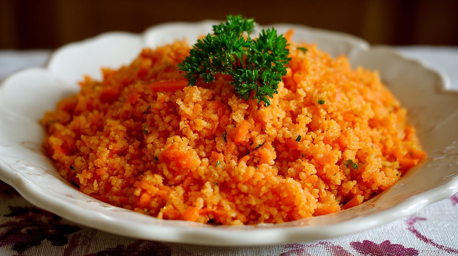 Bulgur s mrkví a malým trikem pro lepší strukturu