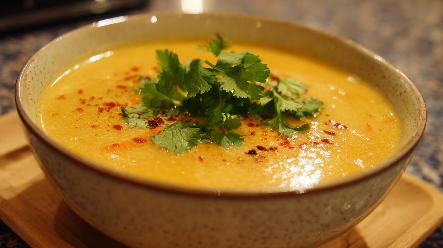 Rychlá bramborová polévka se smetanou a mrkví bez chyb