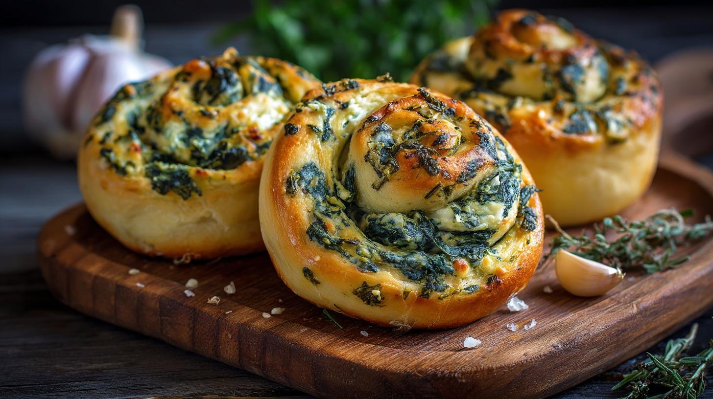 Špenátové buchty s tvarohem v rychlé a voňavé úpravě. Co budete potřebovat