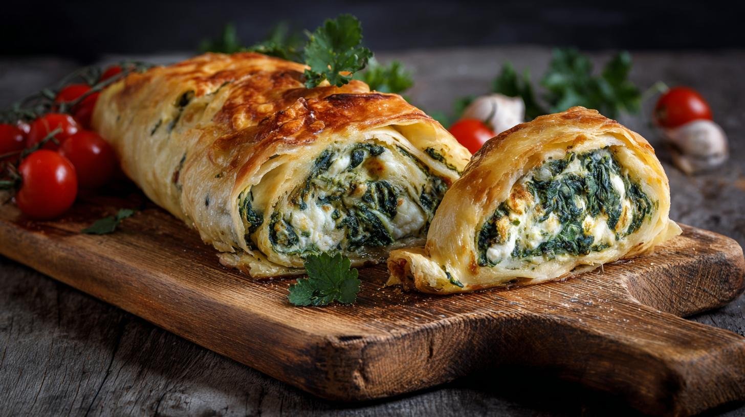 Slaný závin se špenátem a sýrem pro klidný večer. Triky, které to změní