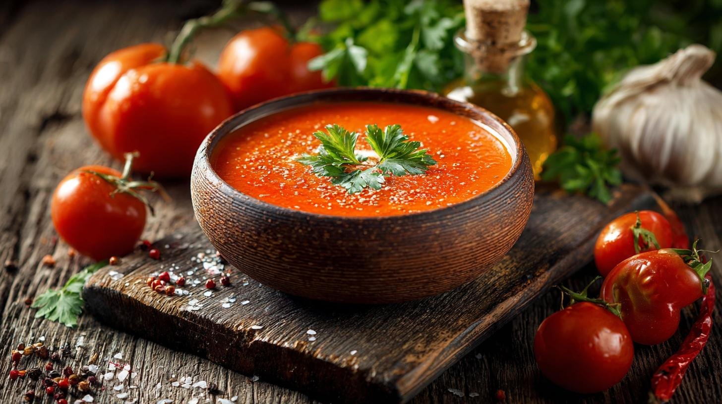 Rychlá rajská polévka z rajčat bez dlouhého vaření. Tajemné triky, které chuť posunou