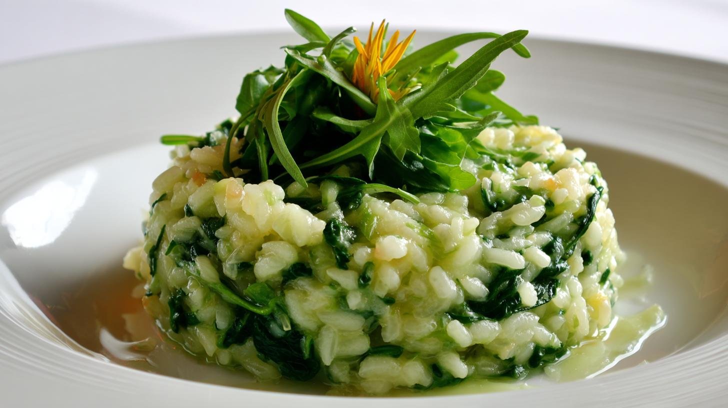 Špenátové rizoto s cibulí správný způsob pro jemnou texturu. Technika a kroky k dokonalému rizotu Špenátové rizoto s cibulí správný způsob pro jemnou texturu. Technika a kroky k dokonalému rizotu