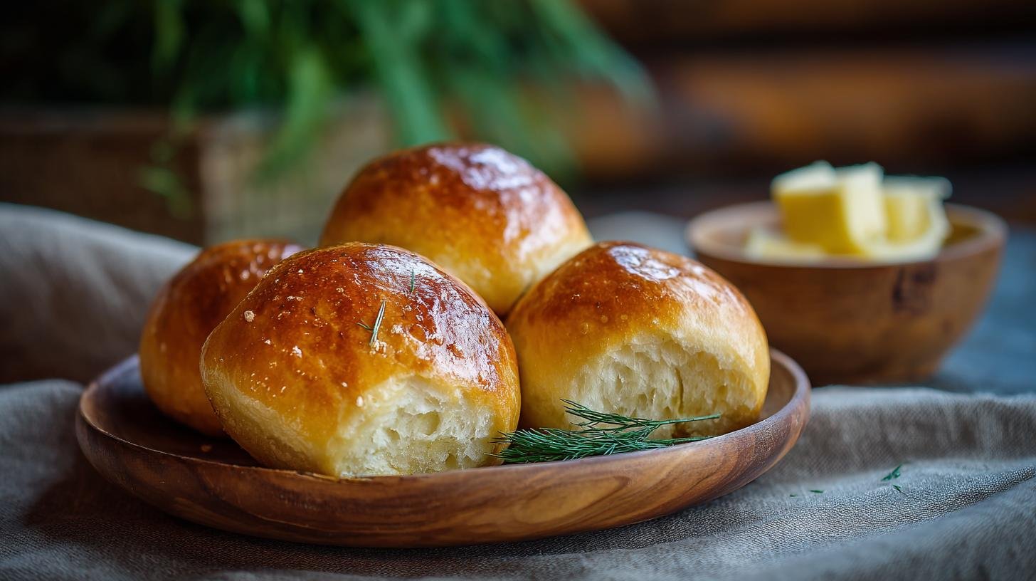 Domácí housky s máslem a bramborami bez jediné chyby 1 Domácí housky s máslem a bramborami bez jediné chyby