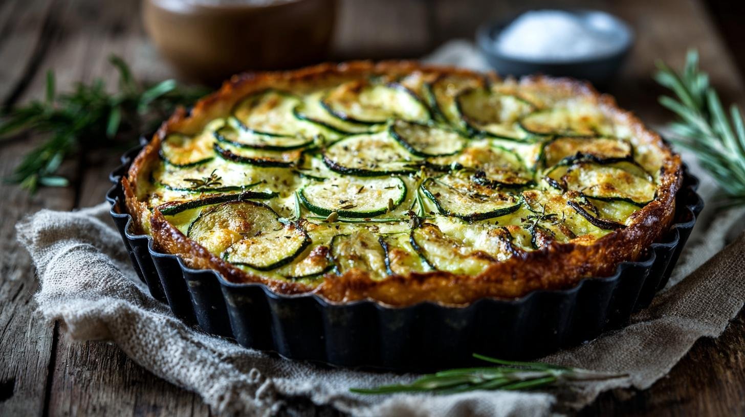 Slaný koláč s cuketou překvapí chutí i minimem surovin. Triky, které dělají rozdíl