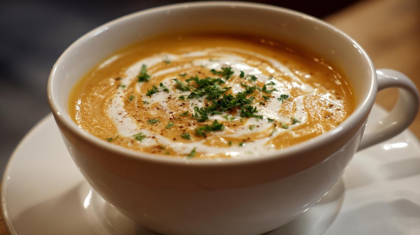 Rychlá bramborová polévka se smetanou a mrkví bez chyb. Proč ji dělat právě teď