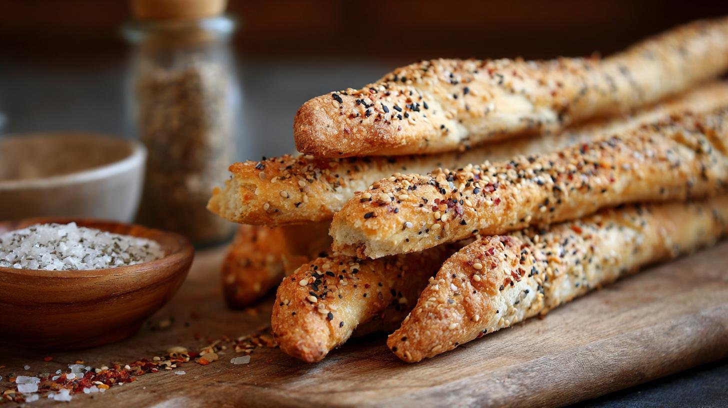 Domácí chlebové tyčky se semínky k polévce. Jak skladovat a ušetřit čas