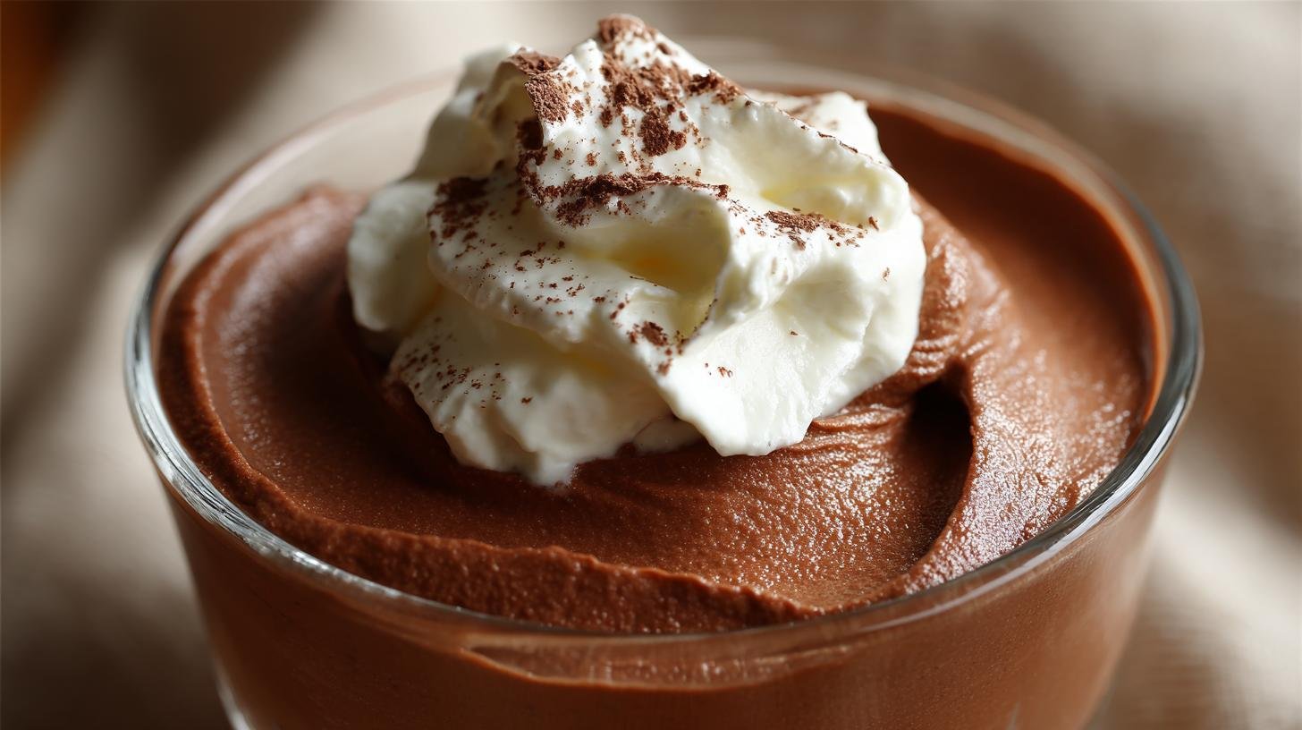 Čokoládová pěna se smetanou a máslem hladká a příjemná. Tajemství dokonale hladké textury