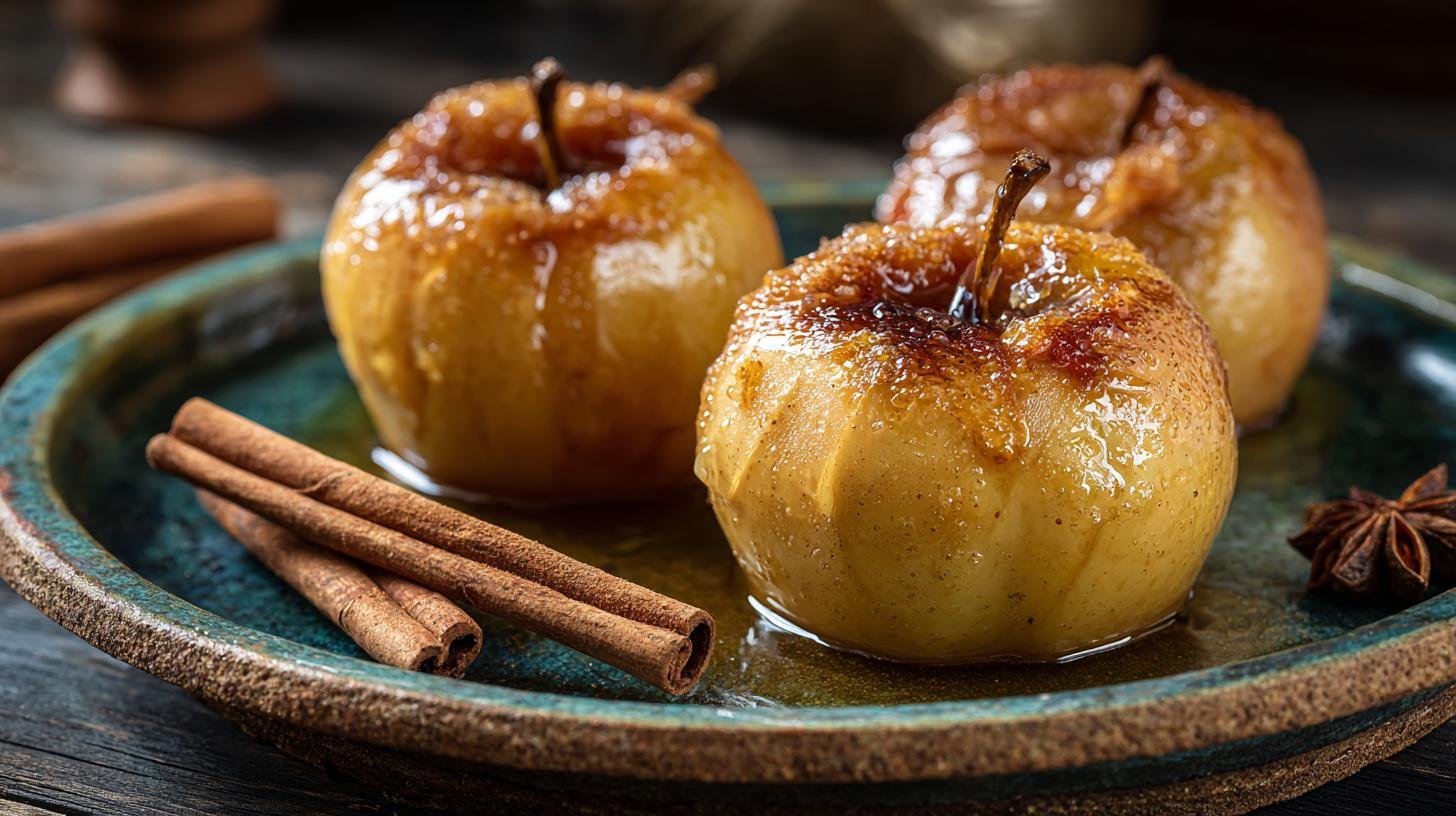 Zapečená jablka se skořicí slibují jemné domácí potěšení