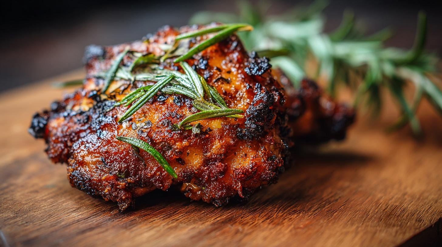 Kuřecí stehno s bylinkami křupavé bez práce