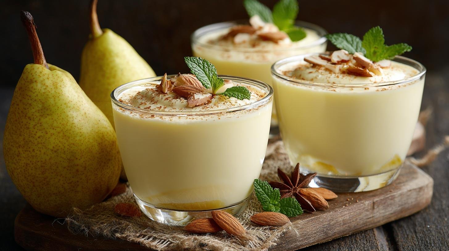 Smetanový dezert s hruškami pomůže vytvořit útulný večer