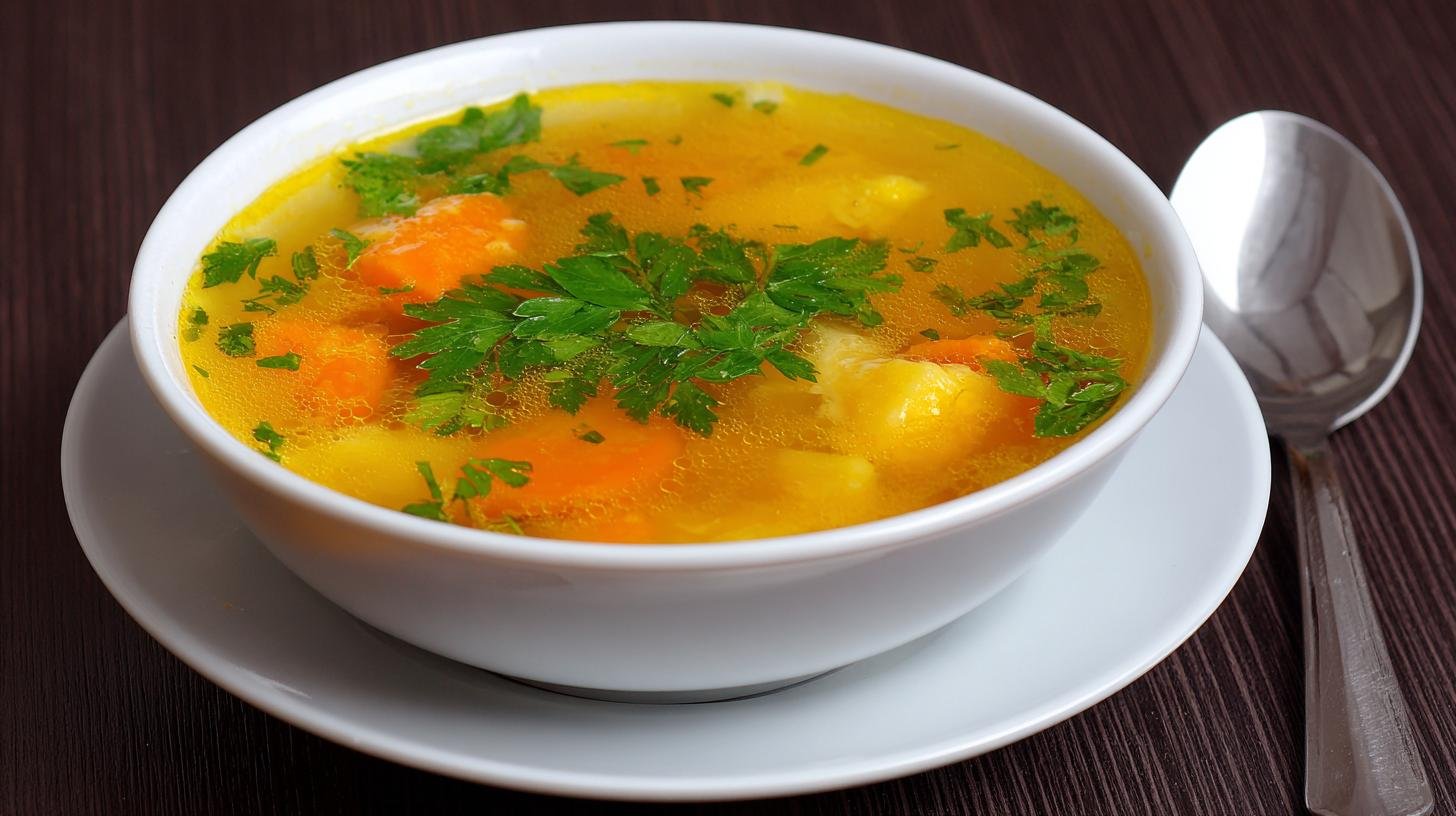 Domácí bramborová polévka s mrkví pro jistý a stálý výsledek. Krok za krokem k jistému výsledku