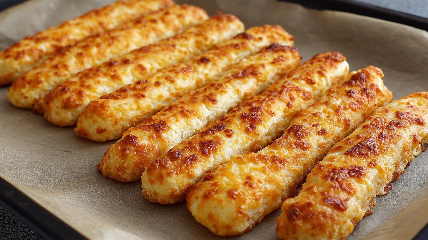 Pečené tyčinky se sýrem jako rychlé domácí pohoštění. Rychlý postup, krok za krokem