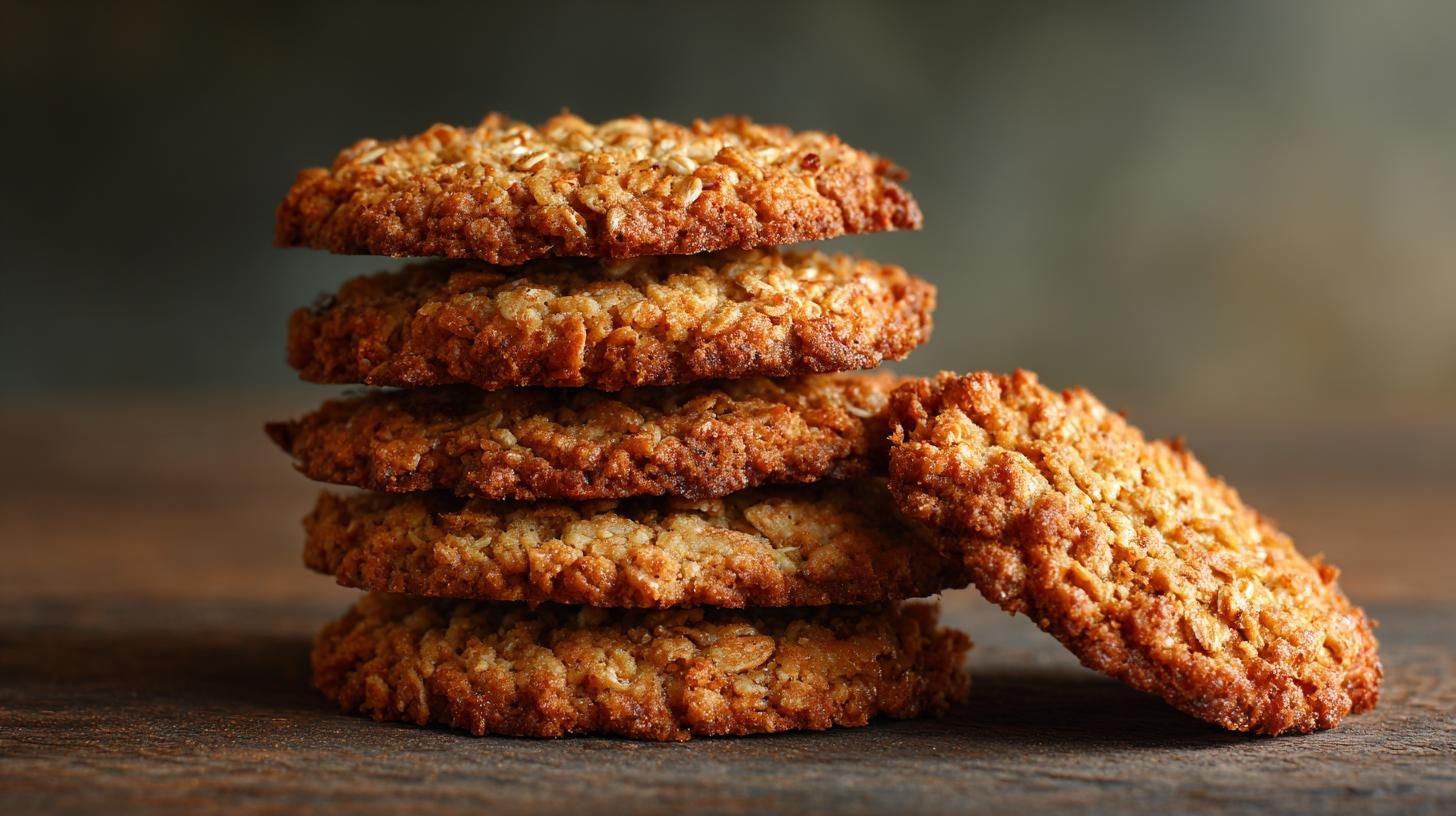 Křehké sušenky z ovesných vloček minimum surovin