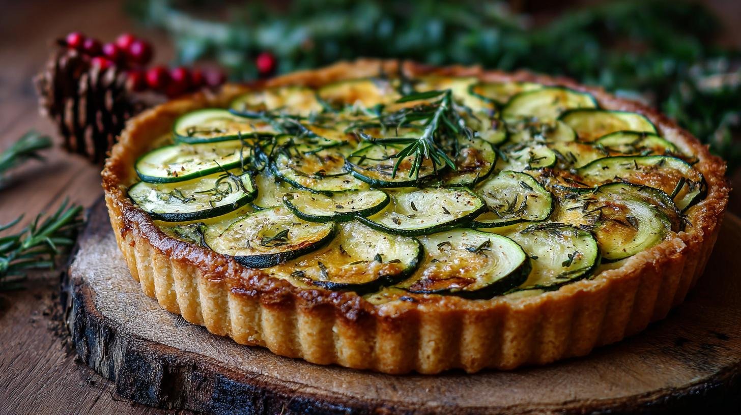 Slaný koláč s cuketou překvapí chutí i minimem surovin