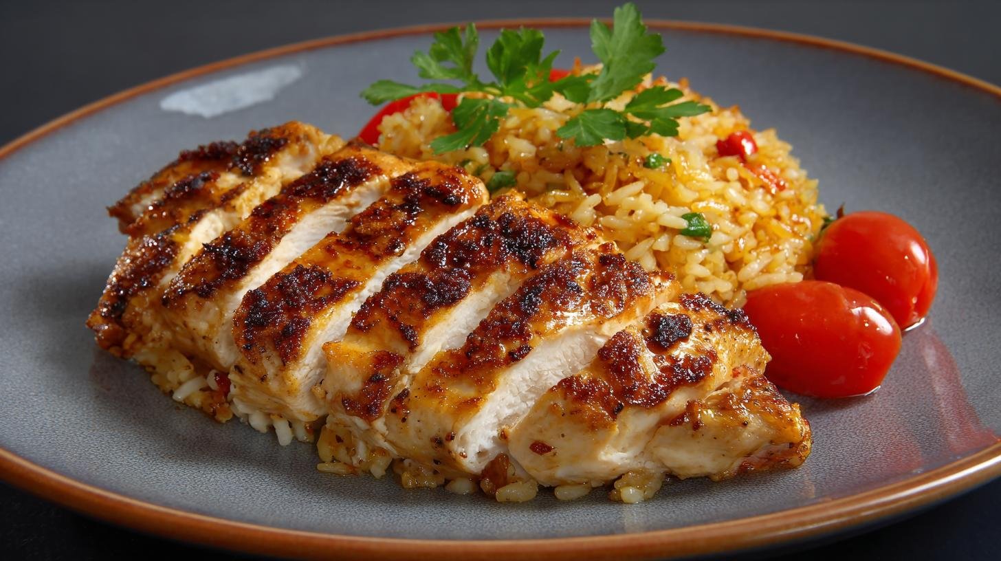 Šťavnaté kuřecí prso s rýží bez suchého masa