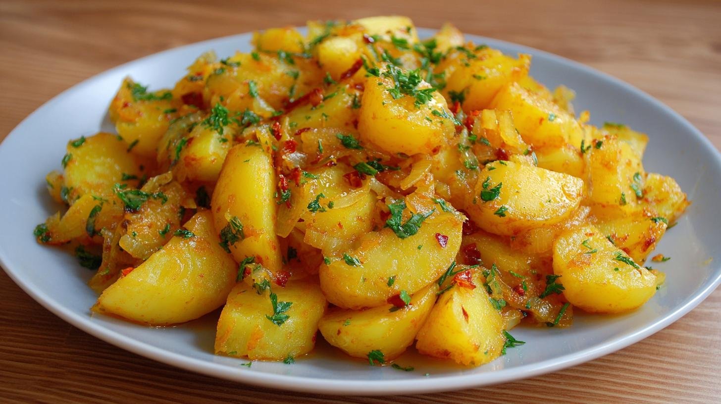 Brambory na pánvi s cibulí bez čekání. Proč tahle metoda funguje