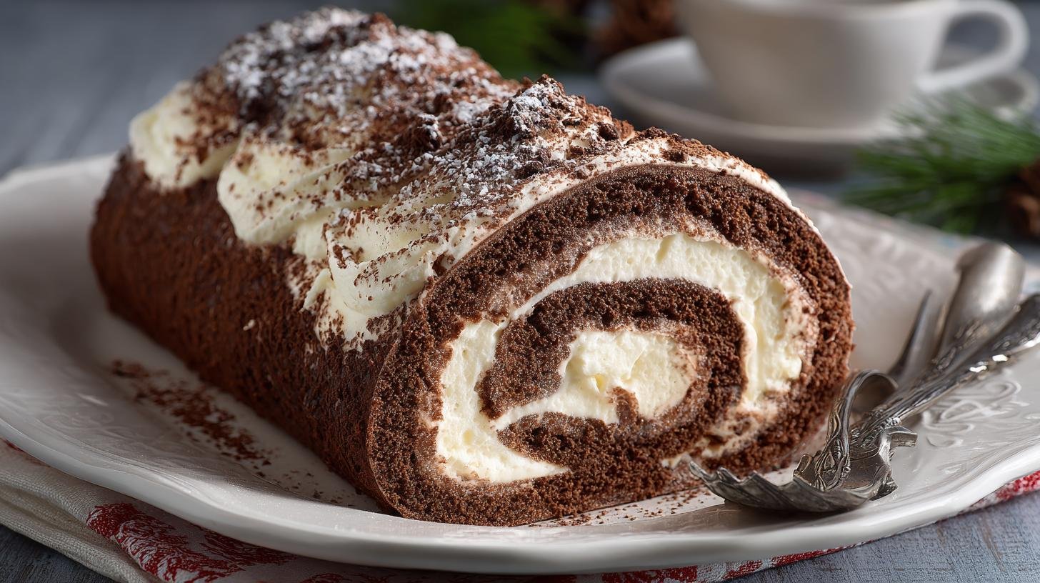 Smetanová roláda s kakaem a moukou bez prasklin. Tipy na servírování a úsporu