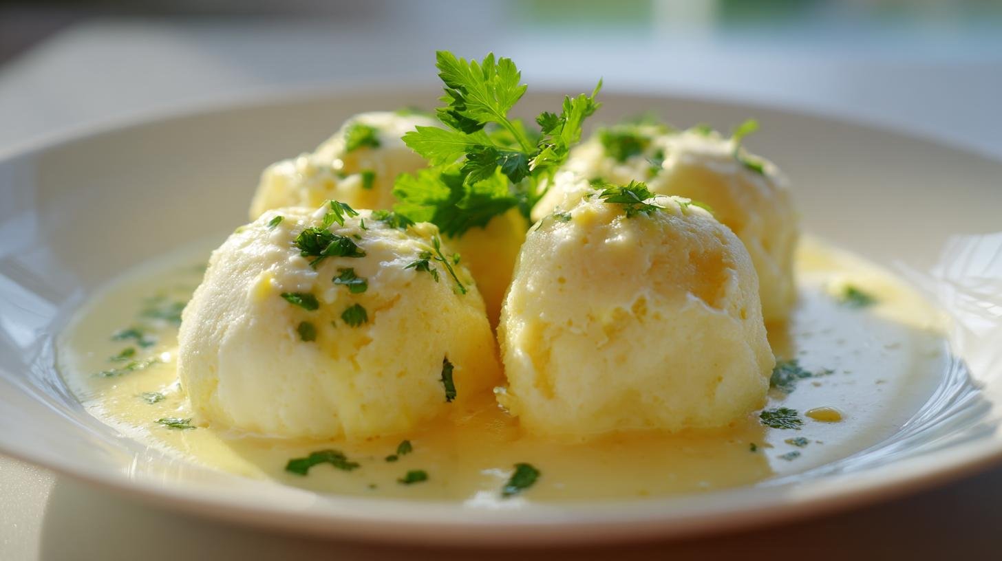 Tvarohové knedlíky s máslem nadýchané bez chyb