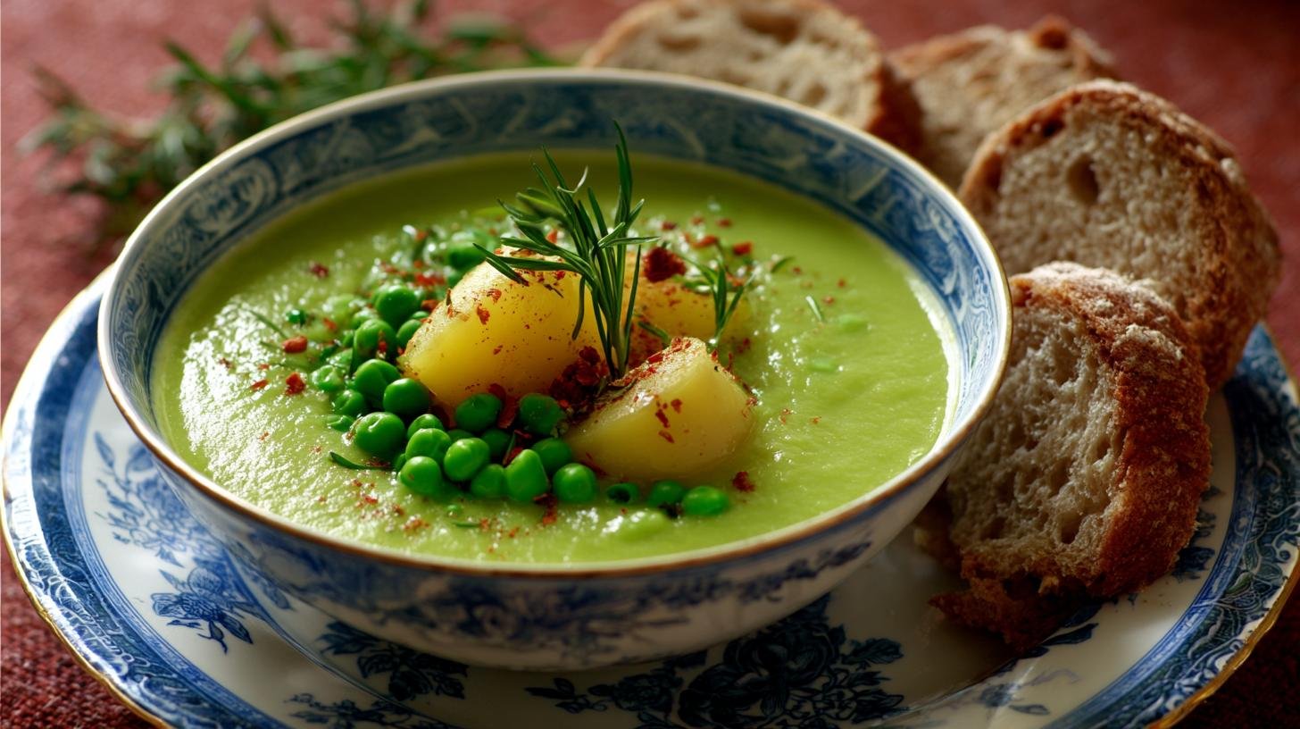 Hrášková polévka s bramborami rychle hotová a sytá. Tipy pro větší sytost a úsporu Hrášková polévka s bramborami rychle hotová a sytá. Tipy pro větší sytost a úsporu