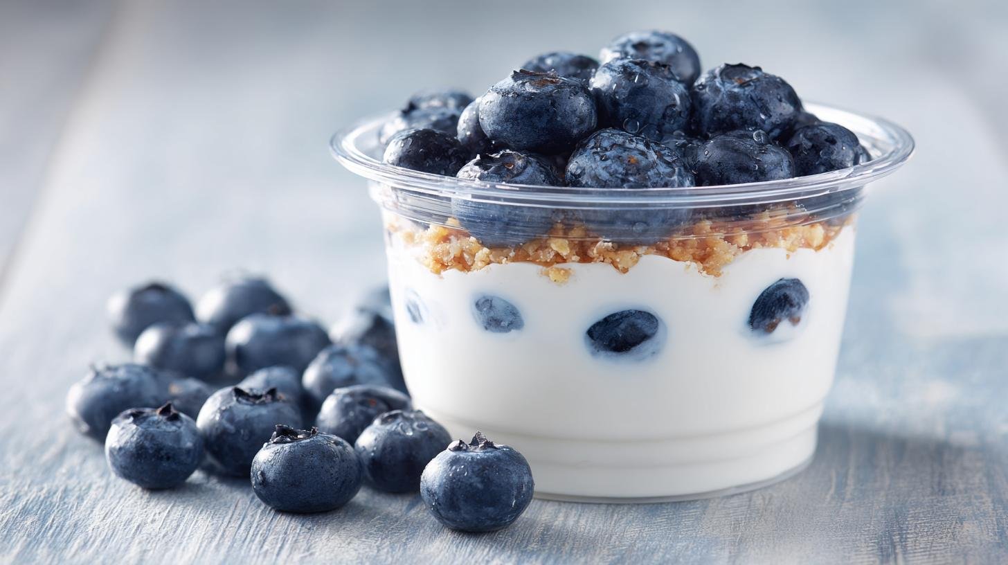 Jogurtový pohár s borůvkami jako jednoduchá svěží dobrota. Variace, kdy servírovat a praktická úspora Jogurtový pohár s borůvkami jako jednoduchá svěží dobrota. Variace, kdy servírovat a praktická úspora