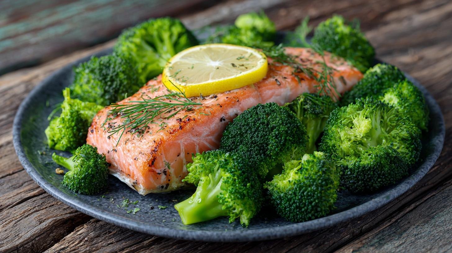 Losos na páře s brokolicí a citronem pro lehkou večeři. Rychlý recept krok za krokem Losos na páře s brokolicí a citronem pro lehkou večeři. Rychlý recept krok za krokem