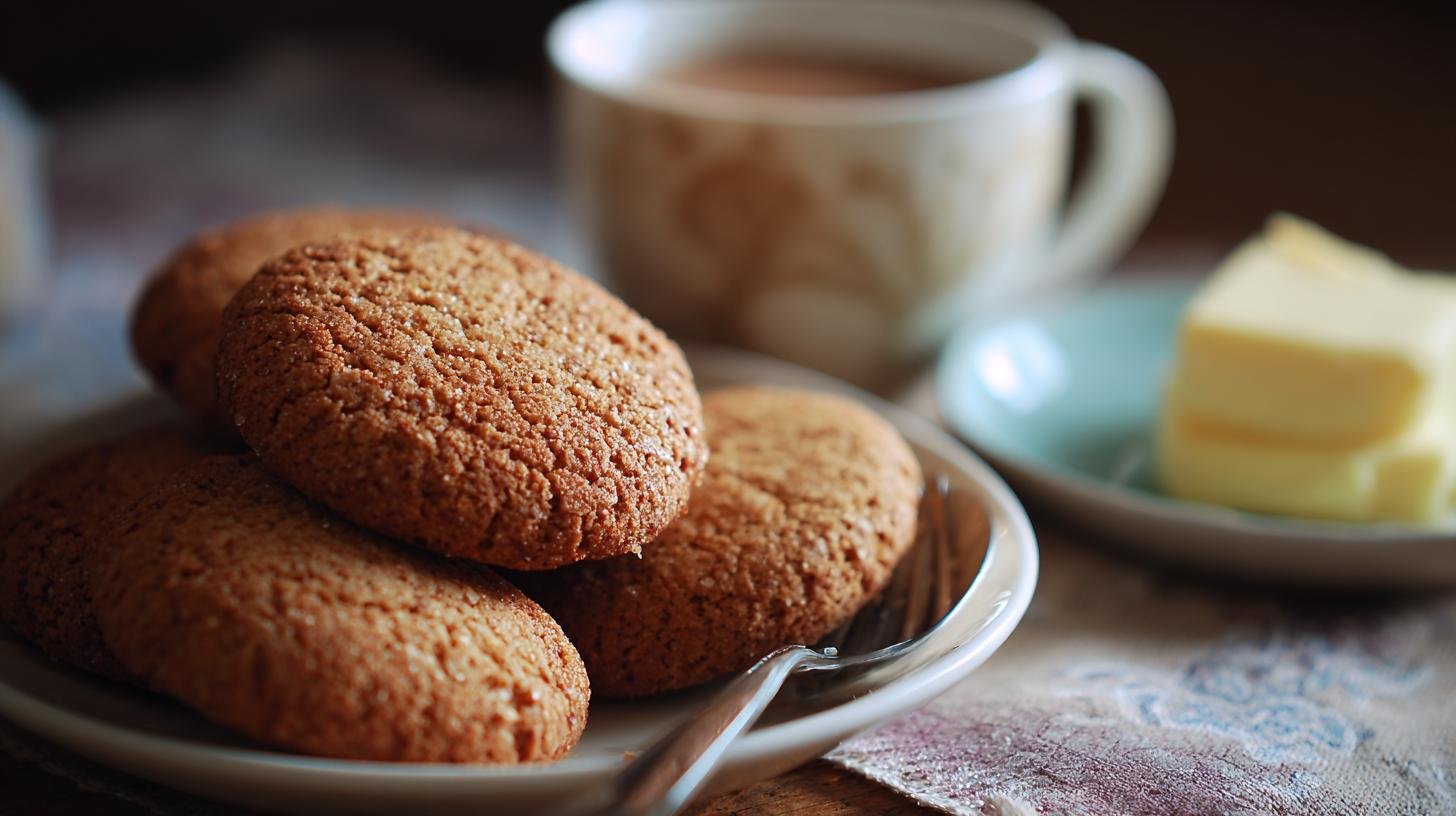 Sladké sušenky s kakaem a máslem správně křupou každé ráno