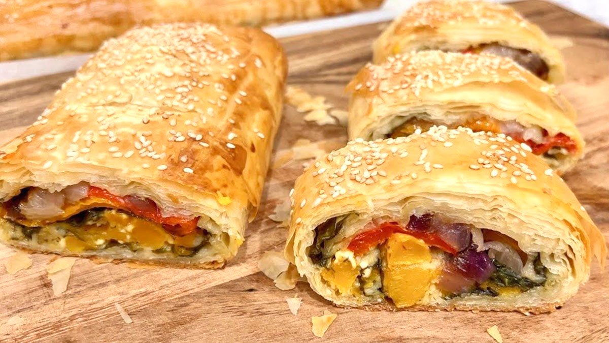 Libanonský masový závitek z listového těsta