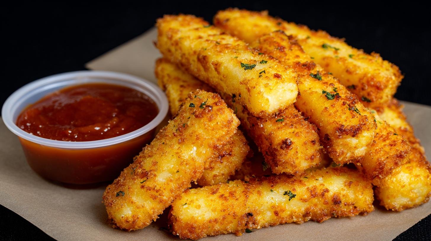 Pečené tyčinky se sýrem jako rychlé domácí pohoštění