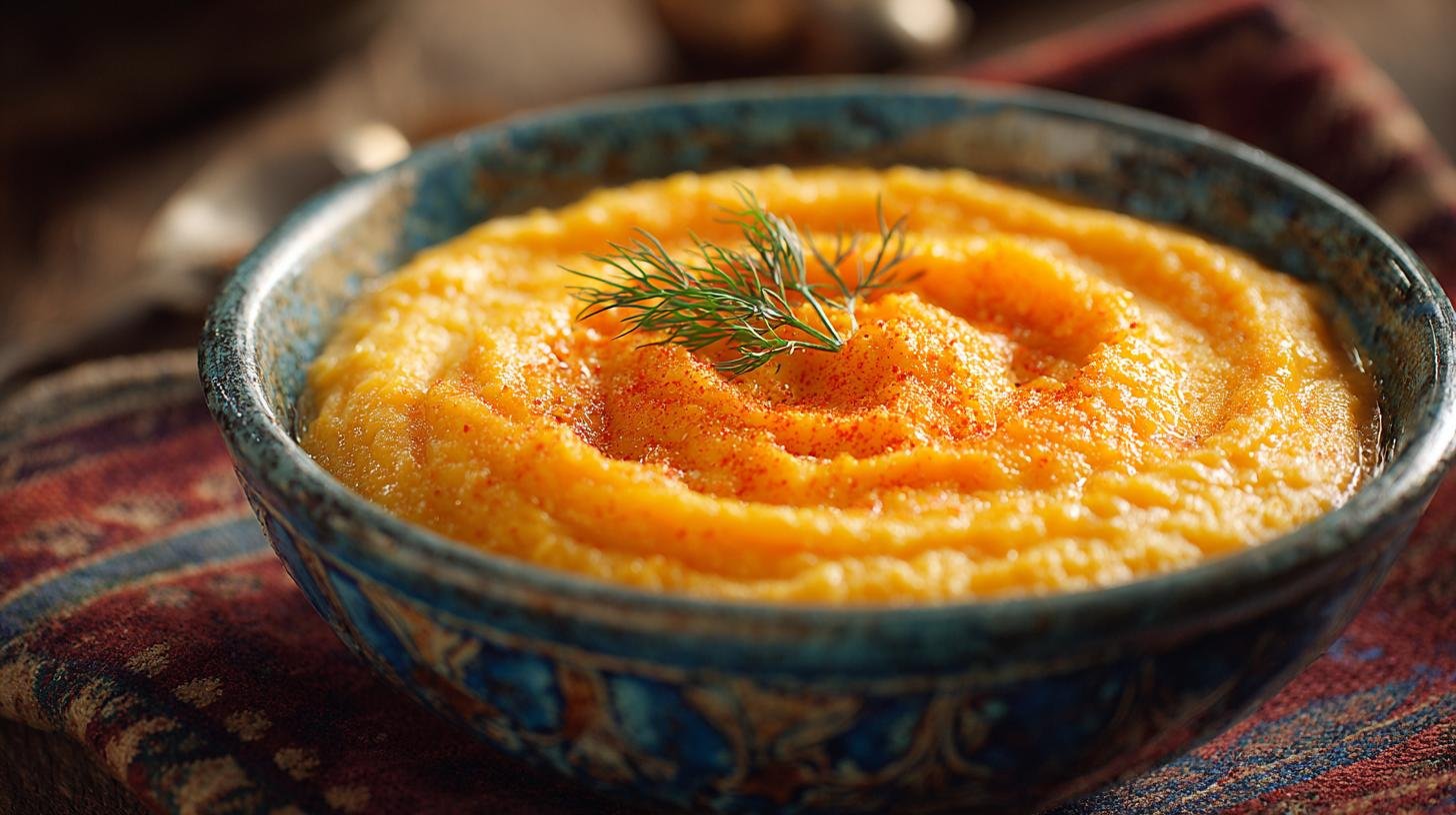 Mrkvový krém s bramborami a máslem jemný a uklidňující. Servírování a drobné triky pro dokonalost Mrkvový krém s bramborami a máslem jemný a uklidňující. Servírování a drobné triky pro dokonalost