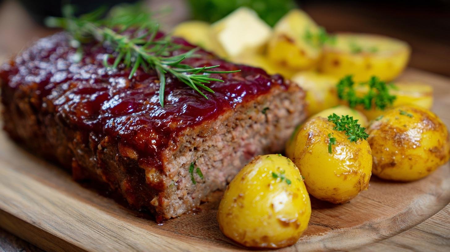 Masová sekaná s bramborami bez chyb díky jednoduchému postupu. Čas a teplota