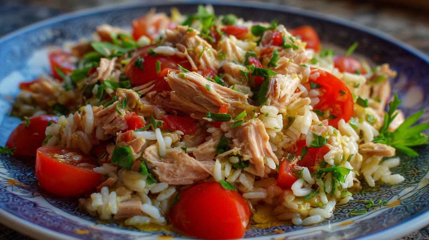 Salát z tuňáka s rýží bez vaření. Proč ho milovat