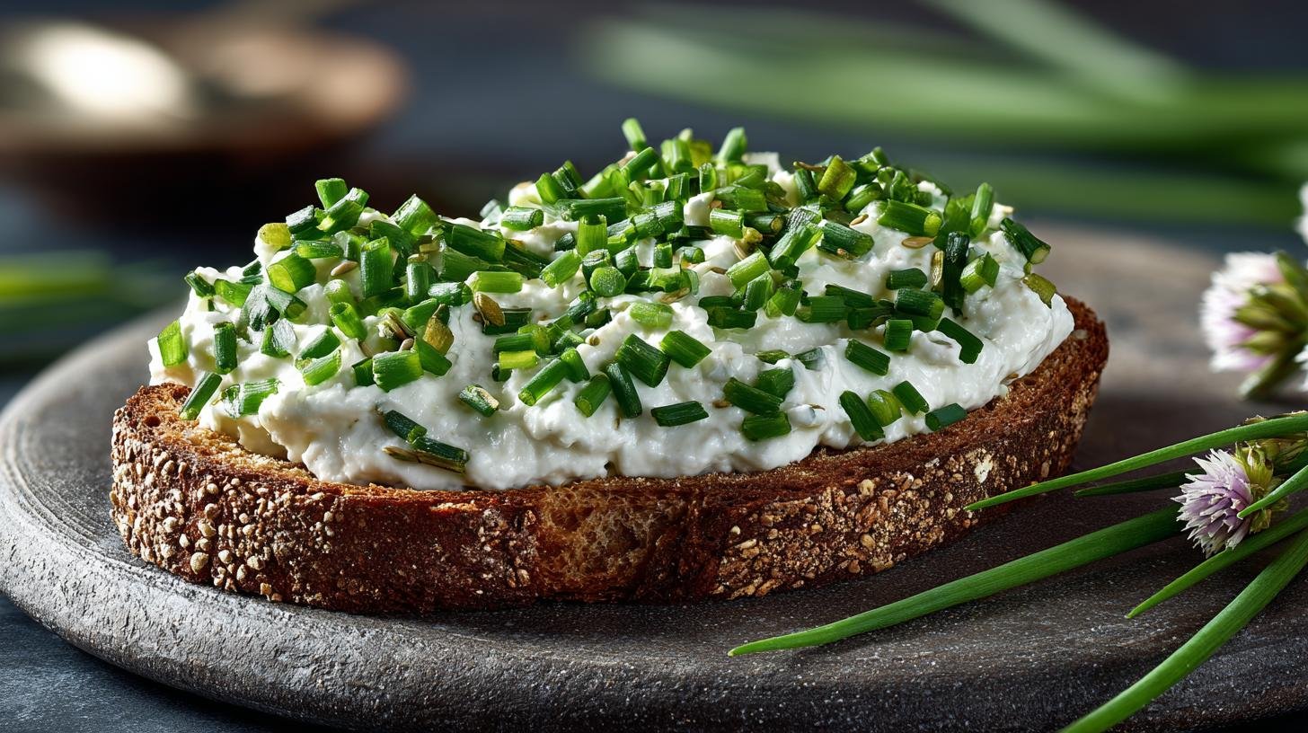 Tvarohová pomazánka s pažitkou svěží a jednoduchá