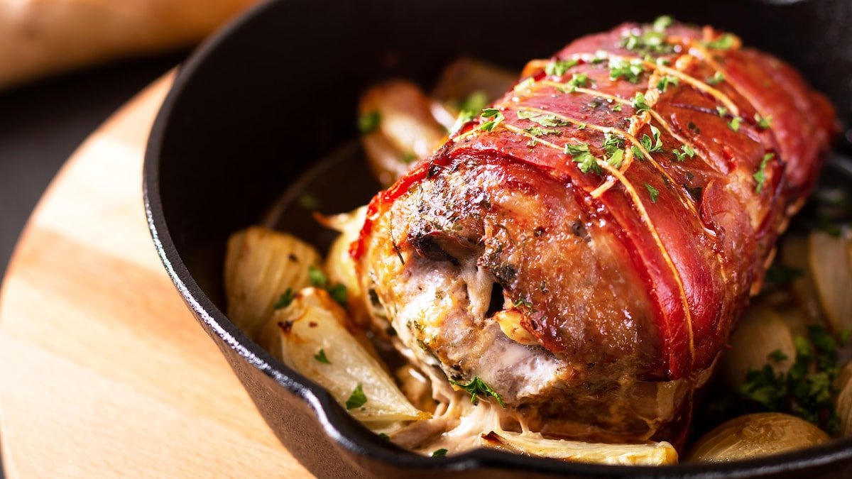 Vepřová panenka se sušenými švestkami