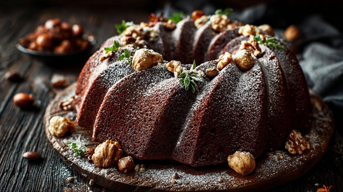 Sladká bábovka s kakaem a ořechy bez častých chyb