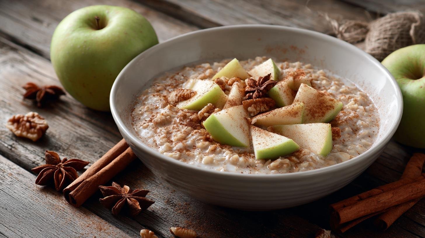 Rychlá ovesná kaše s jablky a skořicí jako lehký start dne. Tipy pro úsporu času a chuti