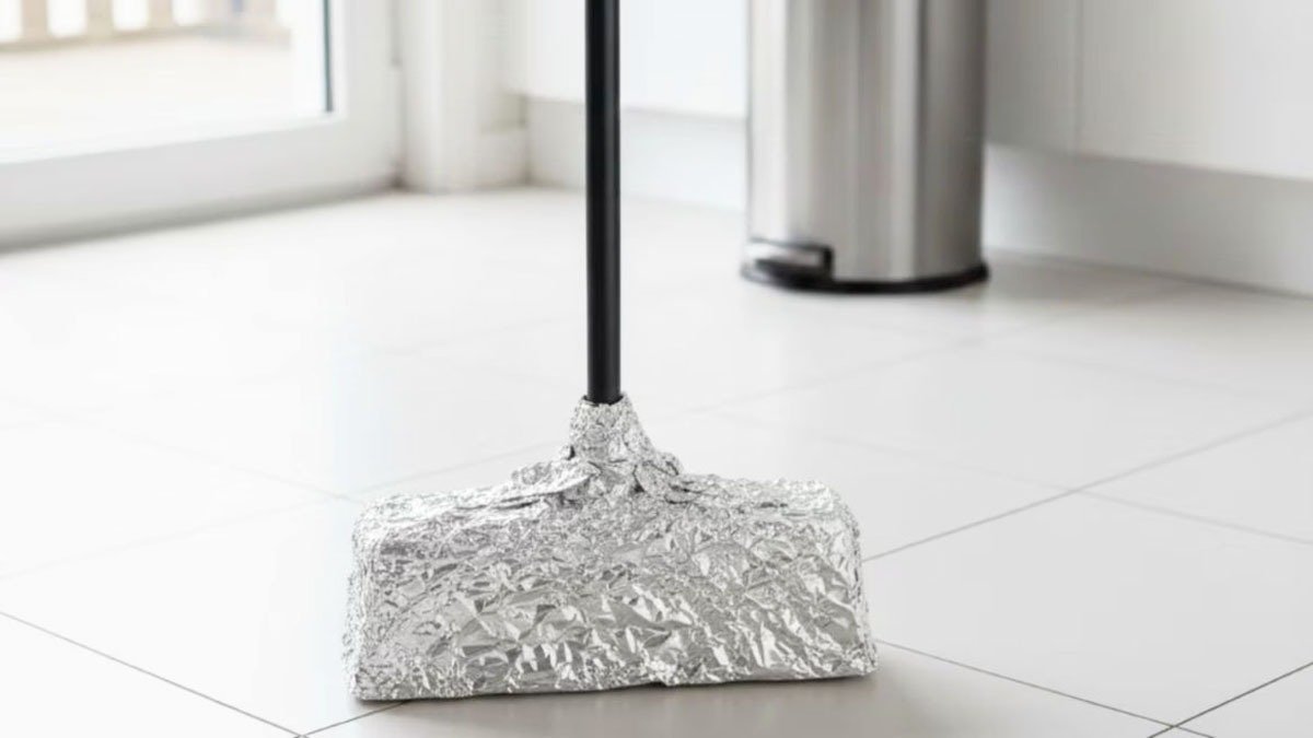 Hliníková fólie na koštěti: udělejte to a prodlužte jeho životnost, dokud stojím