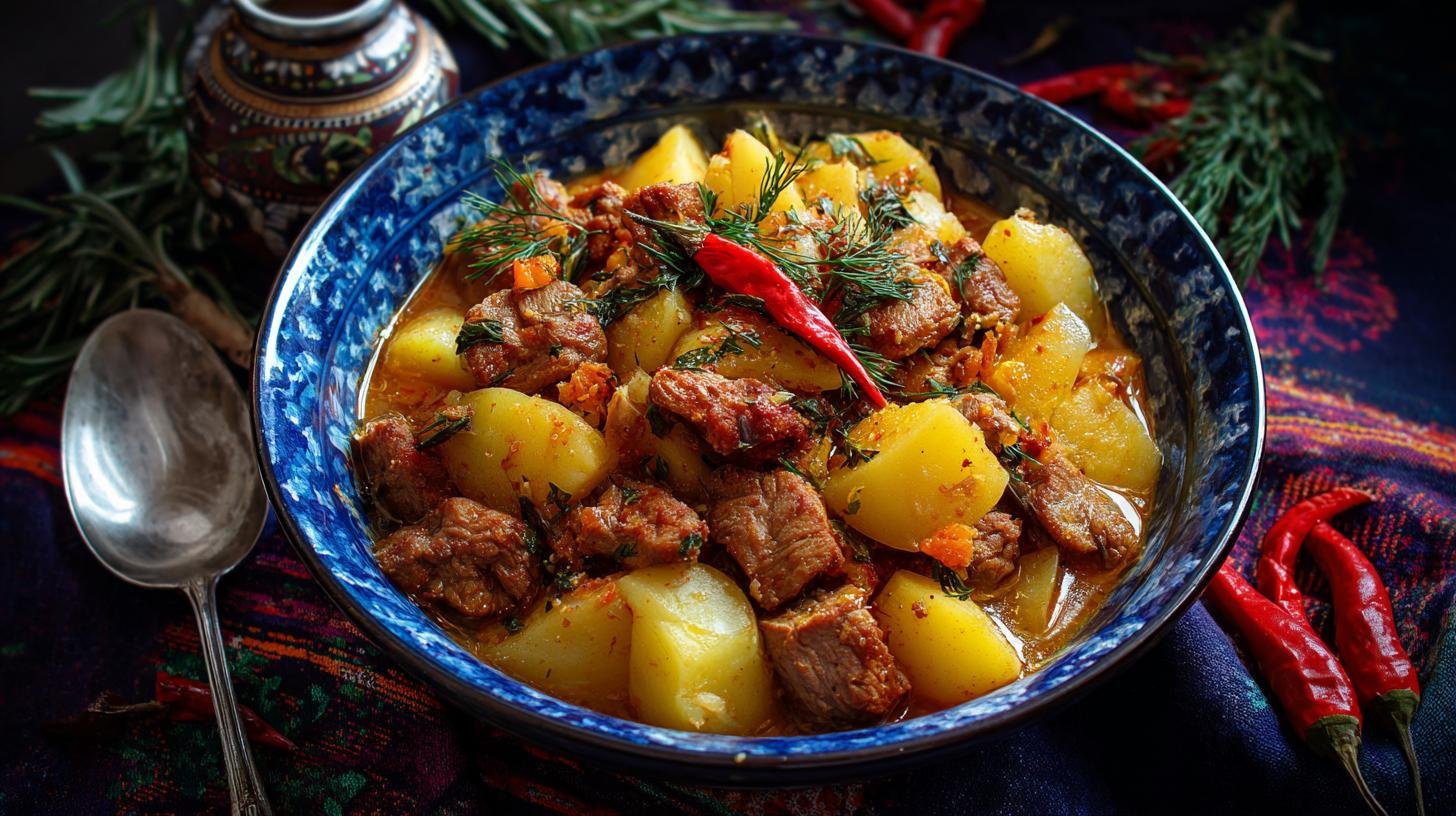 Snadný masový perkelt s bramborami pro voňavý oběd