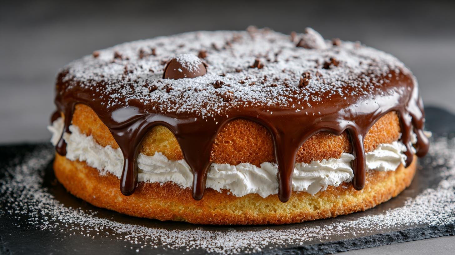 Smetanový dort s čokoládou a moukou pro jistou radost