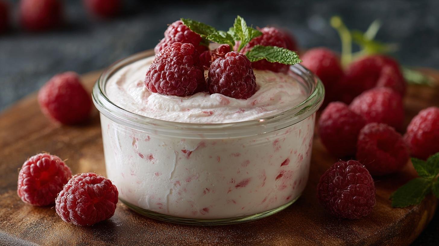 Tvarohový krém s malinami vrátí lehkost po dlouhém dni. Rychlý recept (10 minut)
