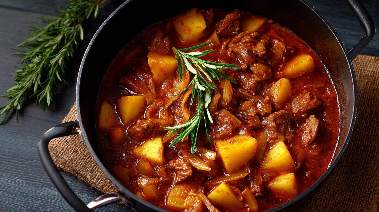 Guláš s bramborami a cibulí správným způsobem pro začátečníky 8 Guláš s bramborami a cibulí správným způsobem pro začátečníky