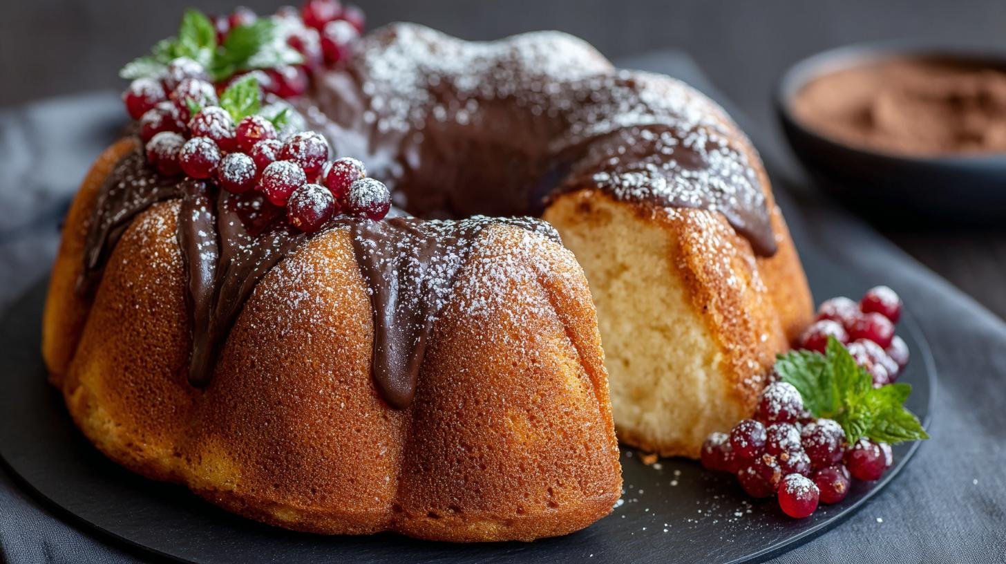 Křehká tvarohová bábovka s kakaem jako jednoduchý víkendový trik