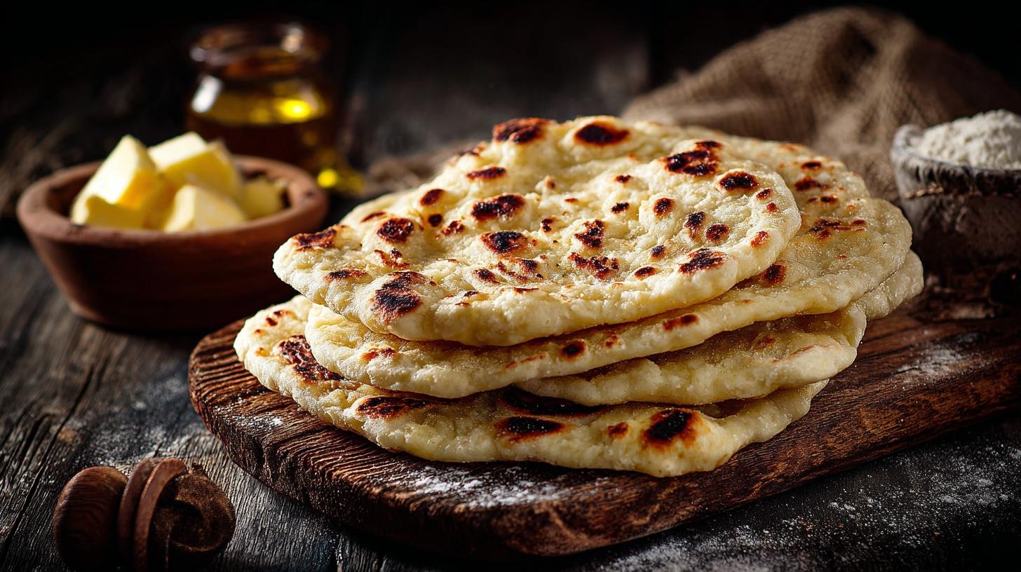 Chutné placky z mouky a kefíru pro rychlou teplou večeři