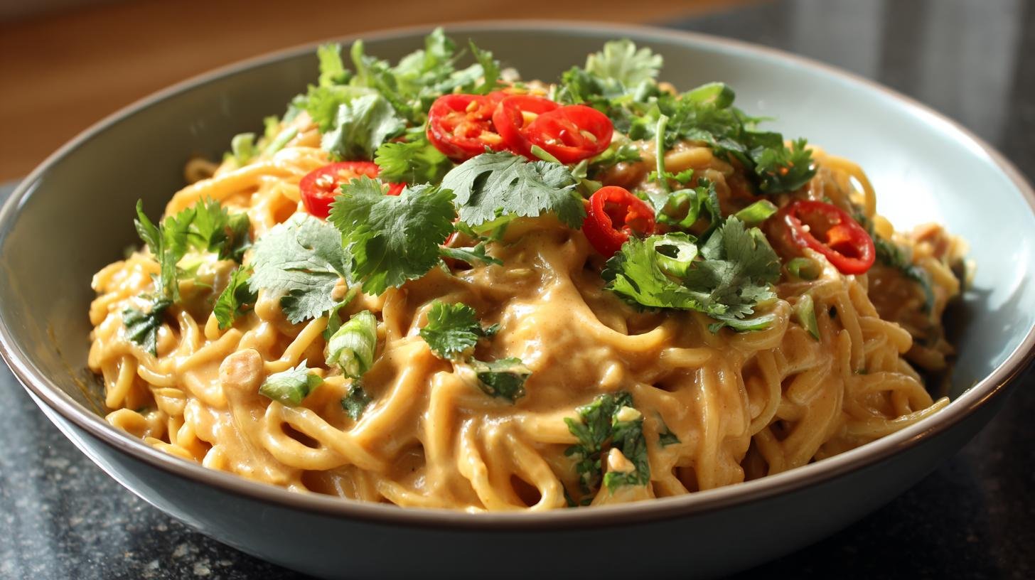 Nudle s arašídovou omáčkou krémové bez složitostí. Co potřebujete a jak to zvládnout za pár minut