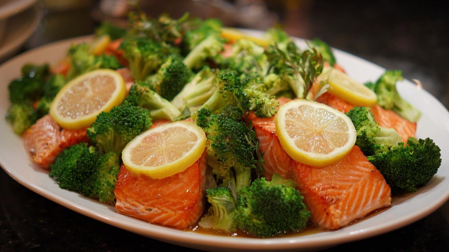 Losos na páře s brokolicí a citronem pro lehkou večeři. Tipy a variace Losos na páře s brokolicí a citronem pro lehkou večeři. Tipy a variace